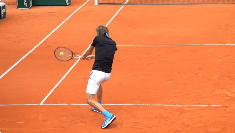 Tennis Backhand footwork
